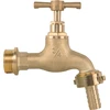 Bradas KRAN MOSIĘŻNY Z ZAWOREM GZ 3/4" x GZ 3/4" NA WĄŻ 13mm