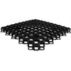 Bradas MULTI sodo grotelės, juodos, 600x600x40 mm, KRMG40BC