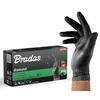BRADAS NITRILINĖS PIRŠTINĖS DIAMOND JUODOS M 7-8 /50vnt.