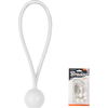 Bradas GUMINIŲ RUMULIŲ RINKINYS brezentams tvirtinti, Baltas, 10 VNT., 15 CM BCB-0515WH-B