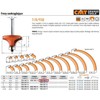Freza R 1,6mm D 15,9mmI 12,7mm S 8mm, CMT