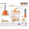 Freza S=8 D=38,1x20,7 R6 HM, CMT