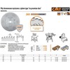 Pjovimo diskas medienai CMT 285; 300x3,2x30; Z96; 5°