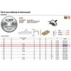 Pjovimo diskas medienai CMT 292; 180x2,6x30; Z40; 15°