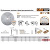 Pjovimo diskas medienai CMT 285; 300x3.2x30; Z48; 15°