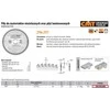 Pjovimo diskas laminatui CMT 296; 190x2,8x30; Z64; -6°