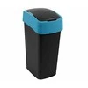 Keter CURVER ŠIUKŠLIADĖŽĖ „FLIP BIN” 45L /JUODA/ MĖLYNA
