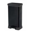 Curver Kibiras su pedalu Deco Bin, metalizuotas, 50 l, juodas