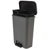 Šiukšliadėžė CURVER COMPACT DUO, pilka, 46 l