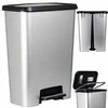 Curver 50L Talpos Inox Spalvos Pedalinė Šiukšlių Dėžė Compatta