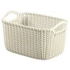 Plastikinis krepšys Knit XS Curver 14x25x17.5cm baltas