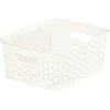 Plastikinis krepšys CURVER MY STYLE, baltos spalvos, h10 x 25,5 x 19,6 cm, 8 L