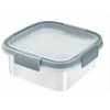 Curver / Keter CURVER SQUARE MAISTO KONTEINeris 0,9L /SKAIDRUS/ PILKA MĖLYNA