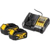 Akumuliatorius DeWalt DCB1104M2-QW; 18 V; 2x4,0 Ah; Li-ion