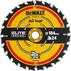 Pjovimo diskas medienai DeWalt DT10401-QZ; 184x16 mm; 24T