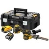 Juostinis šlifuoklis DeWalt DCM200E2T-QW; 18 V; 2x1,7 Ah akum.