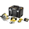 DEWALT KOMPLEKTAS COMBO 18V DCK2012P2T (DCS570, DCS334) 2×5,0Ah