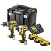 DEWALT Rinkinys COMBO 18V DCK266P3T (DCD796, DCF887) 3x5,0Ah TSTAK