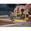 DEWALT akumuliatorinis bešepetėlinis ekscentrinis šlifuoklis DCW210P2 18V 125mm 2x5,0Ah