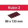 Festool Šlif. popierius vibro šlifuokliui; Rubin2; 80x133 mm; P80; 50vnt
