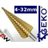 Grąžtas grąžtai STOŻKOWE 4-32mm /GEKO