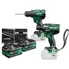 Hitachi HIKOKI Rinkinys 36V KC18DE WJZ (DS18DE + WR18DH) 2x5,0Ah MV HSC