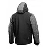 AMOS insulated jacket with hood juodas L (52)