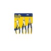 IRWIN 3 VIENŲ RINKINYS PROPLIERIŲ replės: Įstrižainės 150mm, ILGESNĖS 200MM, UNIVERSALIOS 175mm