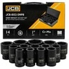Smūginių galvučių komplektas JCB 8152-5MPB; 1''; 14 vnt.