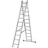 MSW KASTOM kopėčios aliumininės 2x10 STOPNI 150KG VHR
