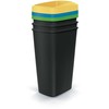 Sourcing Šiukšliadėžė rūšiavimui 3x45 L (1 vnt-39x29x74 cm) COMPACTA Q SET KEDEN