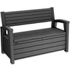 Curver / Keter KETER ŁAWKA ZE SKRZYNIĄ HUDSON BENCH ANTRACYT