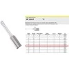 KLINGSPOR FREZ DO METALU HF 100 B FI6,0x18mm TRZPIEŃ 6mm TYP ZYAS, WALCOWY