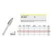 KLINGSPOR FREZ DO METALU HF 100 F FI6,0x18mm TRZPIEŃ 6mm TYP RBF, HIPERBOLICZNY-POŁOKRĄGŁY
