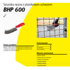 Klingspor K.SZCZOTKA RĘCZNA UCHWYT PLASTIKOWY BHP600 DRUT STALOWY