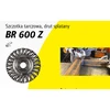 Metalinis šepetys KLINGSPOR BR 600 Z Inox 125x14x22,23mm