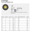 KLINGSPOR METALO PJOVIMO DISKAI 230 mm x 3,0 mm x 22,2 mm A24R Supra