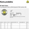 KLINGSPOR PILNAS DEIMANTINIS DISKAS 125 mm x 22,2 mm DT300F, KERAMINIS