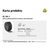 KLINGSPOR ROLKA NA PODŁOŻU PŁÓCIENNYM KL381J 200mm gr. 36 (30mb)