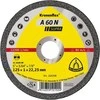 KLINGSPOR ALIUMINIO PJOVIMO DISKAS 125 mm x 1,0 mm x 22,2 mm A60N Supra