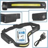 PRIEKINIS LEMPAS SU JUDESIO JUTIKUMU LED COB 3W+1W 1200mAh 350lm GEKO