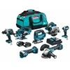 Makita DLX7019TX1 Akumuliatorinių įrankių komplektas LXT 2x5,0Ah, BL-M (DDF486+TD153+GA504+JV182+HS660+KP181+TM52)