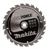 Makita T.C.T. pjūklas MAKFORCE 355X3X30mm 20° T24 B-08274 T.C.T • 355 x30 mm • T24 • 20° • Medienai