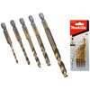 MAKITA Rinkinys grąžtų DO METALU HSS-TIN 1/4" HEX /5szt.
