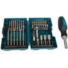 Makita 44 vnt. sukimo antgalių rinkinys su terkšline rankena E-25096