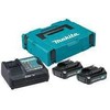 MAKITA Rinkinys MAITINIMO 12V 2x1,5Ah (BL1016x2+DC10SB) MAKPAC