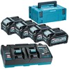 MAKITA POWER KIT 40V XGT (BL4040Fx4+DC40RB)