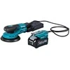 Makita BO004CGZ Akumuliatorinis ekscentrinis šlifuoklis XGT 40V, 150mm/3mm, AWS (be AWS lusto), Be akumuliatorių ir kroviklio!