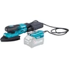 Makita BO006CGZ Akumuliatorinis vibracinis šlifuoklis XGT 40V, Trikampis 100X150mm, AWS (be AWS lusto), Be akumuliatorių ir kroviklio!