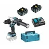 Makita DHP492RTJ Akumuliatorinis smūginis gręžtuvas 18V, BL-motor, Max 141 Nm, 130/65NM, 2x5,0Ah, DC18RC, MAKPACK